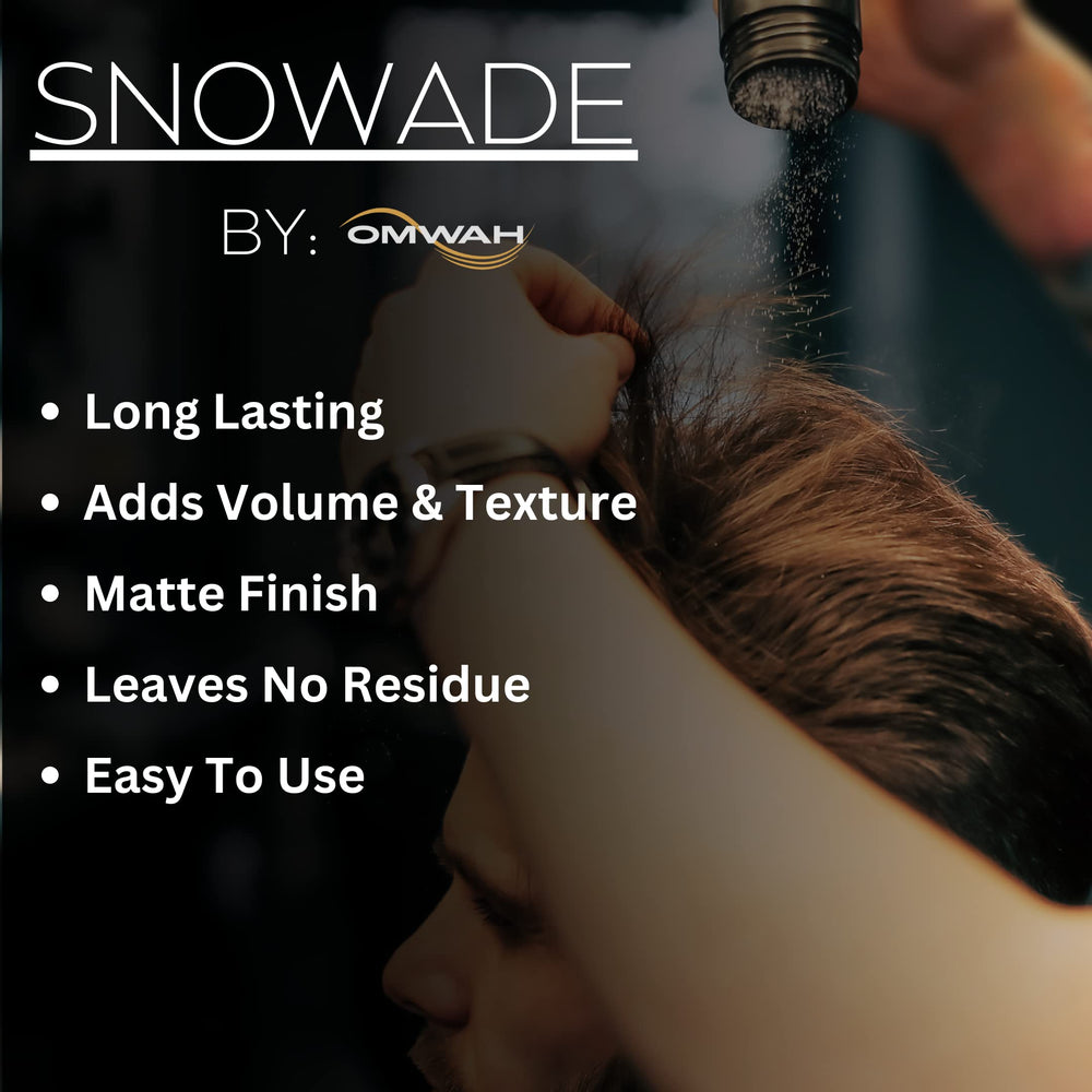 OMWAH Snowade matte finish texture without shine.