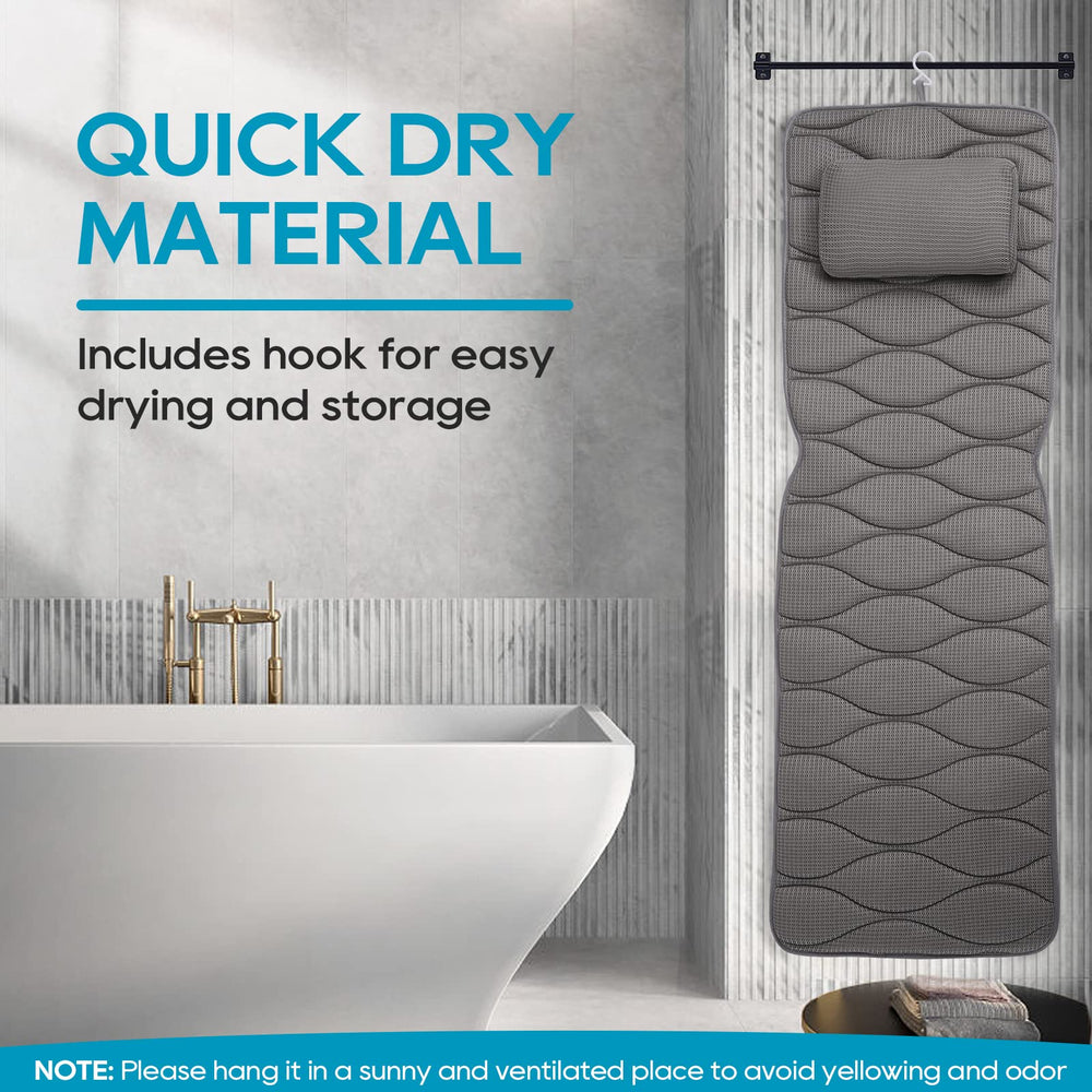 OMYSTYLE pillow fits most tubs and hot tubs for versatile use
