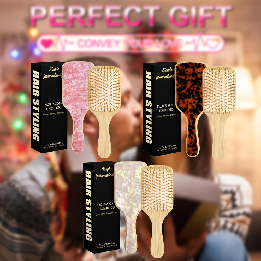 Omzjsvyq gift-ready bamboo brush makes a thoughtful present.