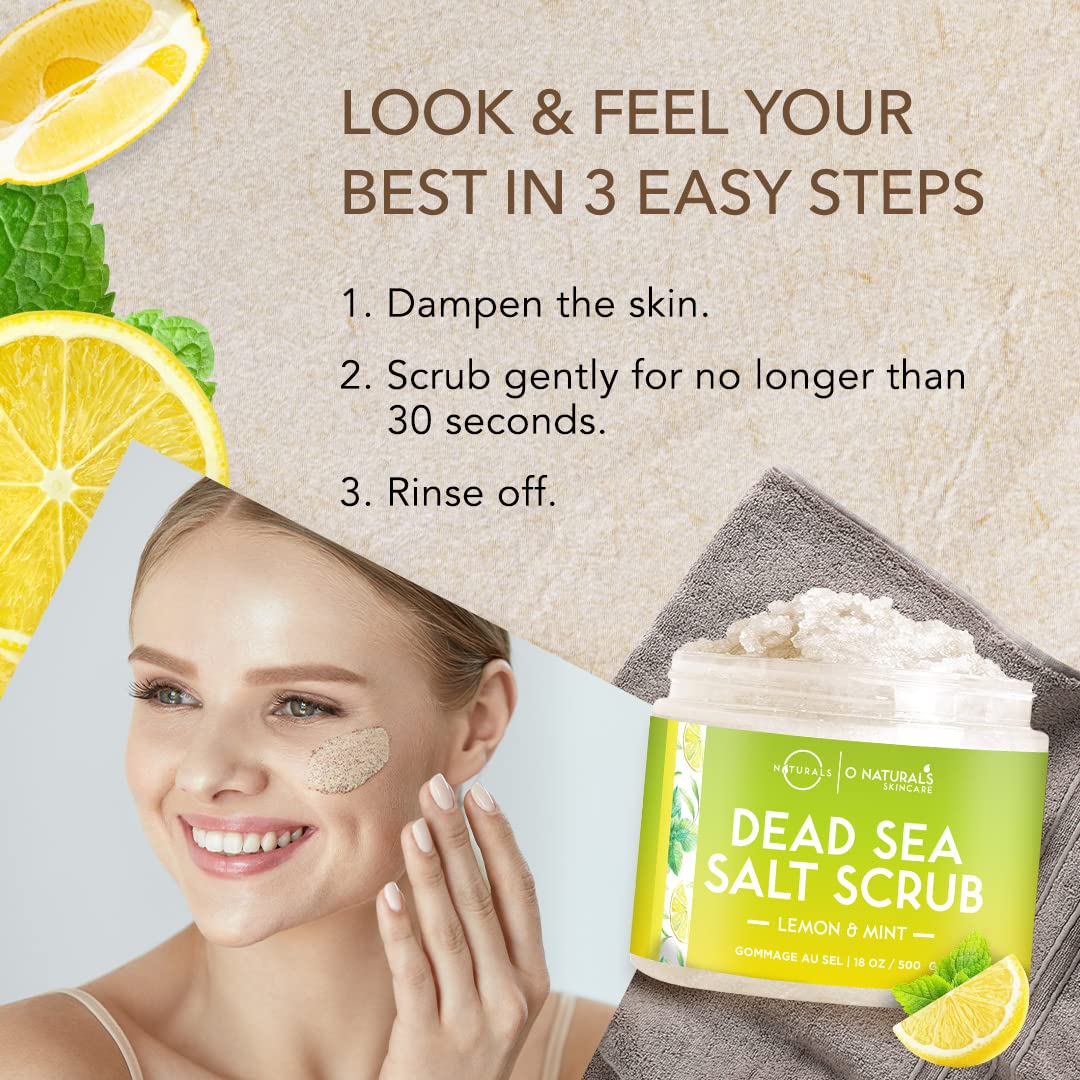 O Naturals back acne scrub use-case shows targeted massaging for problem areas