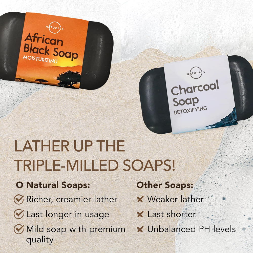 O NATURALS French-milled gift set offers a luxurious at-home spa experience.