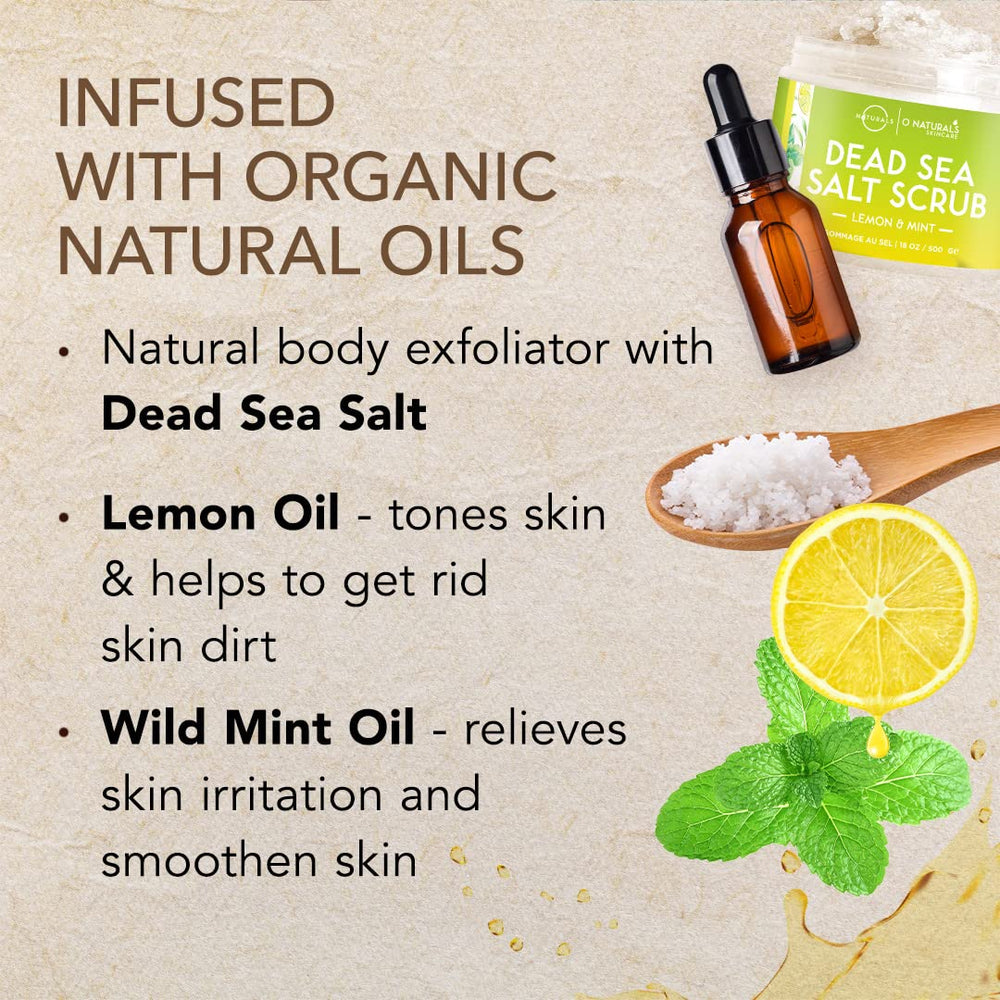 O Naturals mint oil closeup indicates soothing, balancing oil for clearer-looking skin