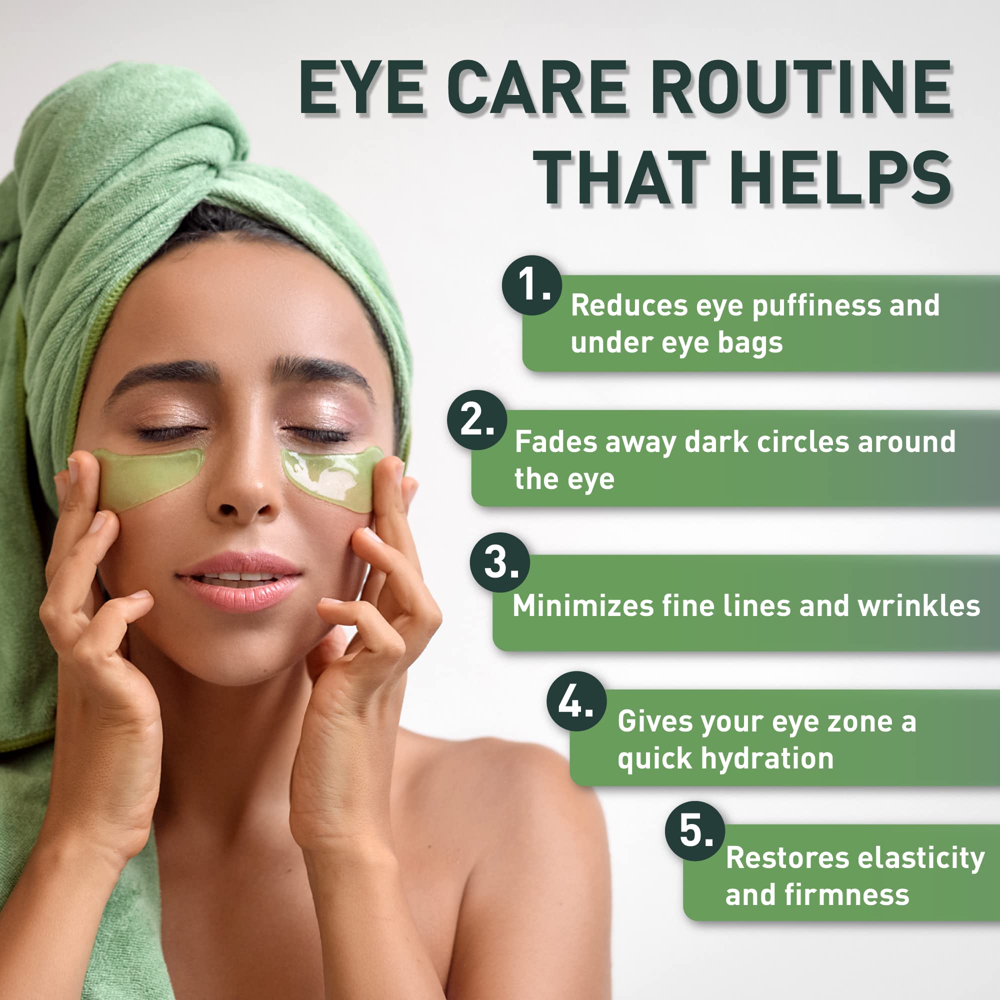 Once Upon A Tea eye mask jar contains 30 pairs for daily use