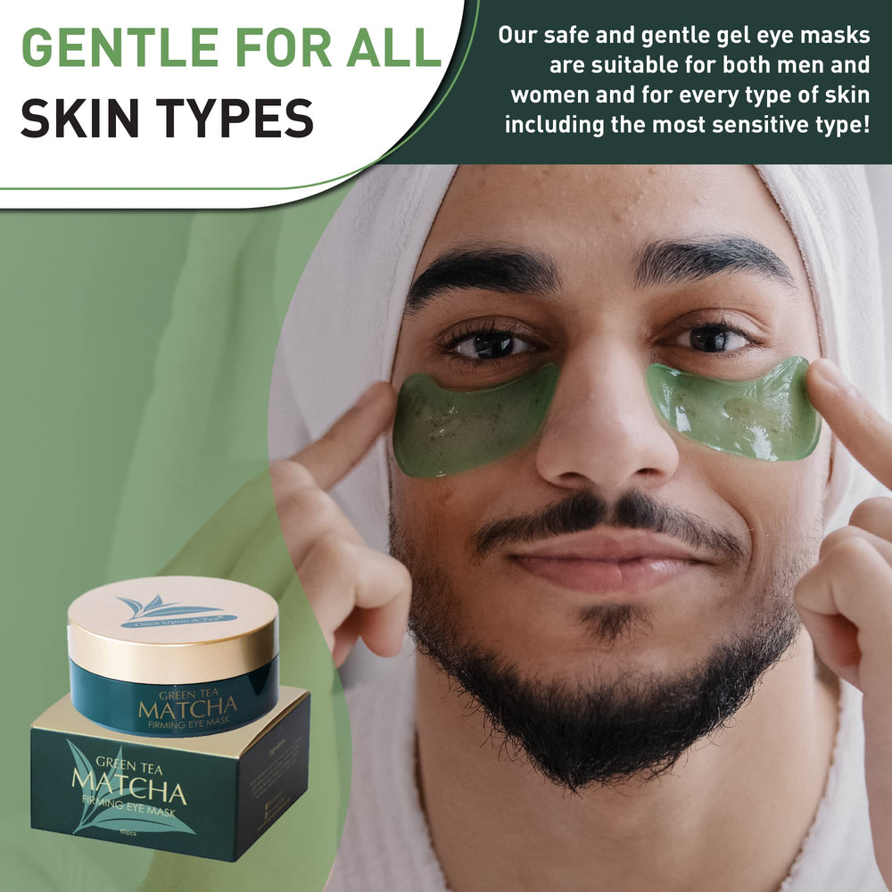 Once Upon A Tea green tea matcha eye mask patch with spoon for mess-free application