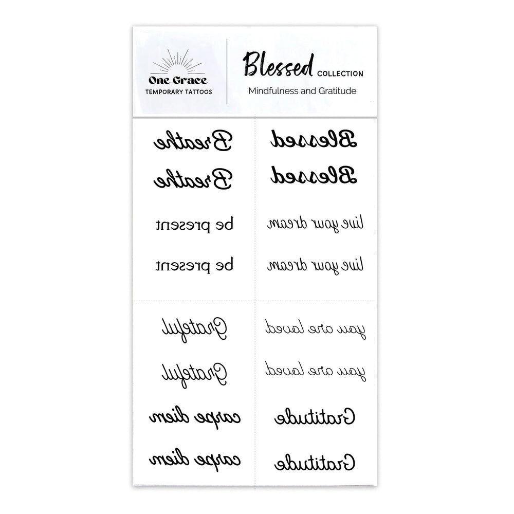 One Grace Blessed two-designs pack lets you try paired phrases