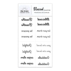 One Grace Blessed two-designs pack lets you try paired phrases