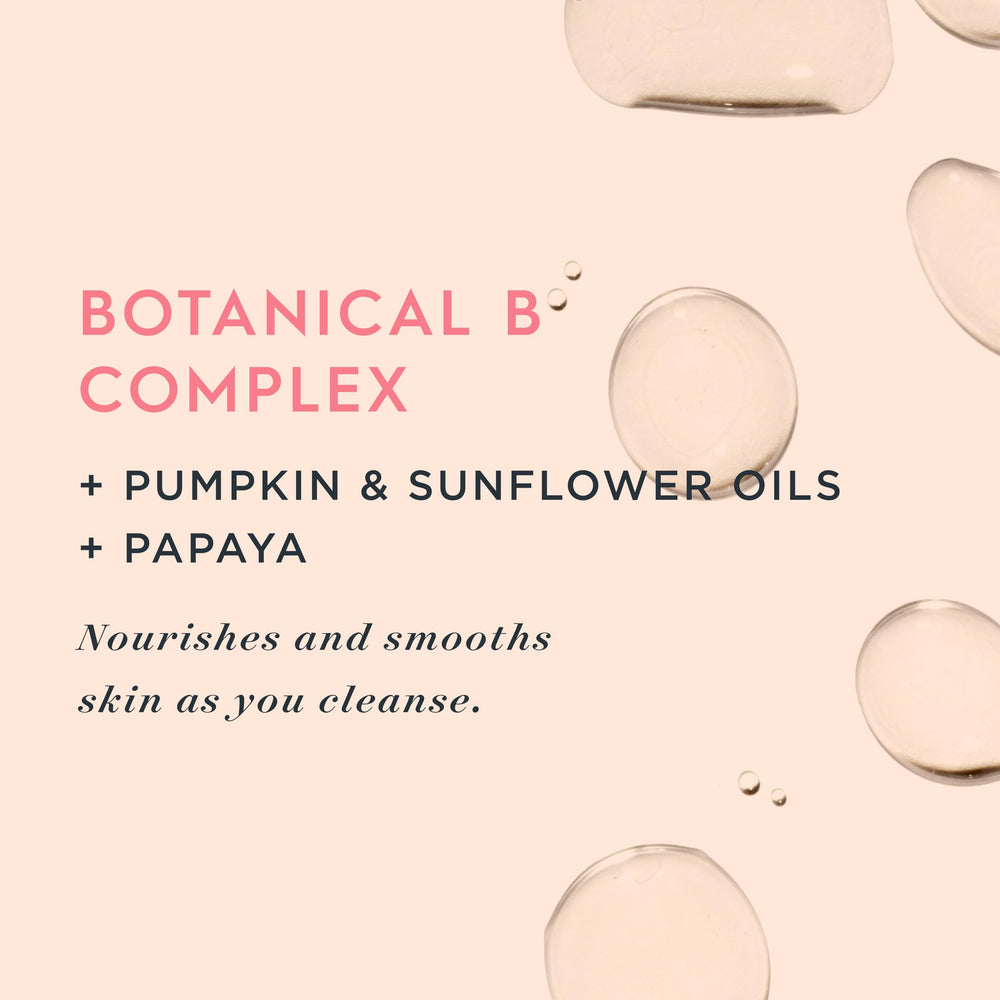 One Love Organics Botanical B Enzyme Cleansing Oil melts makeup and SPF