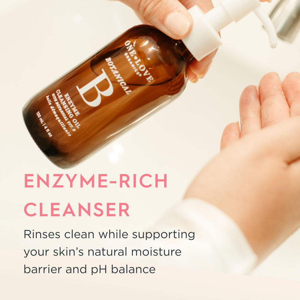 Silky-textured cleansing oil delivering a soothing double-cleanse experience