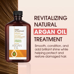 One 'N Only argan oil hair shine closeup highlights natural luster.