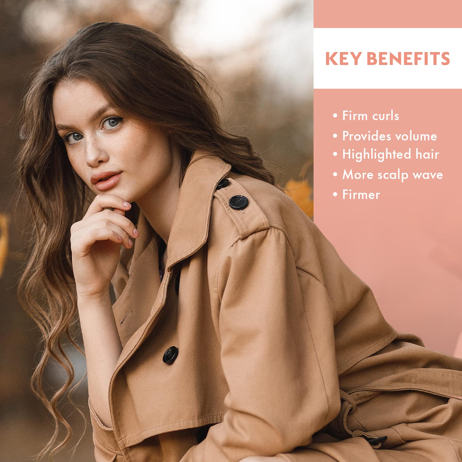 One 'N Only Exothermic Perm kit neutralize bottle illustrates post-process care for curls.