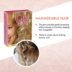 One 'N Only firmer-curls-result image promises defined, bounce-ready styling options