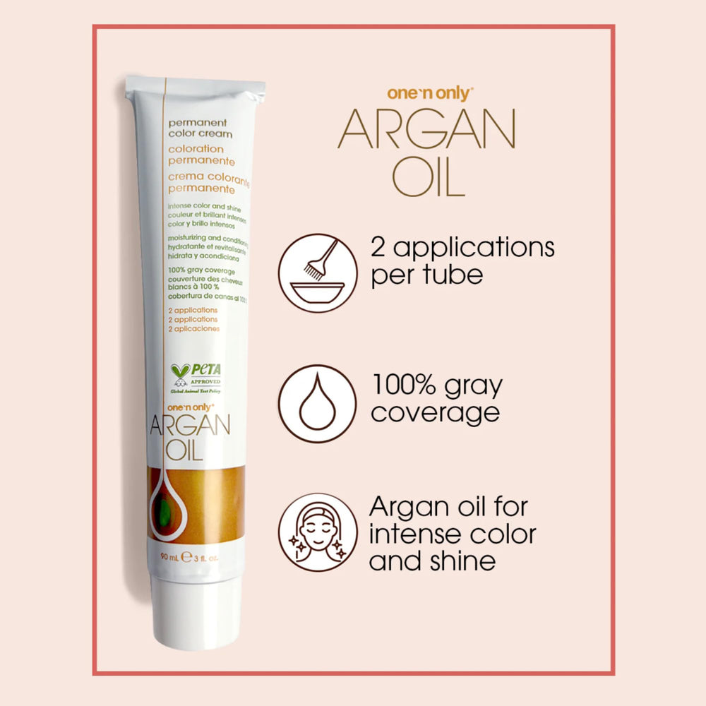 One 'N Only gray coverage close-up with natural-looking blend