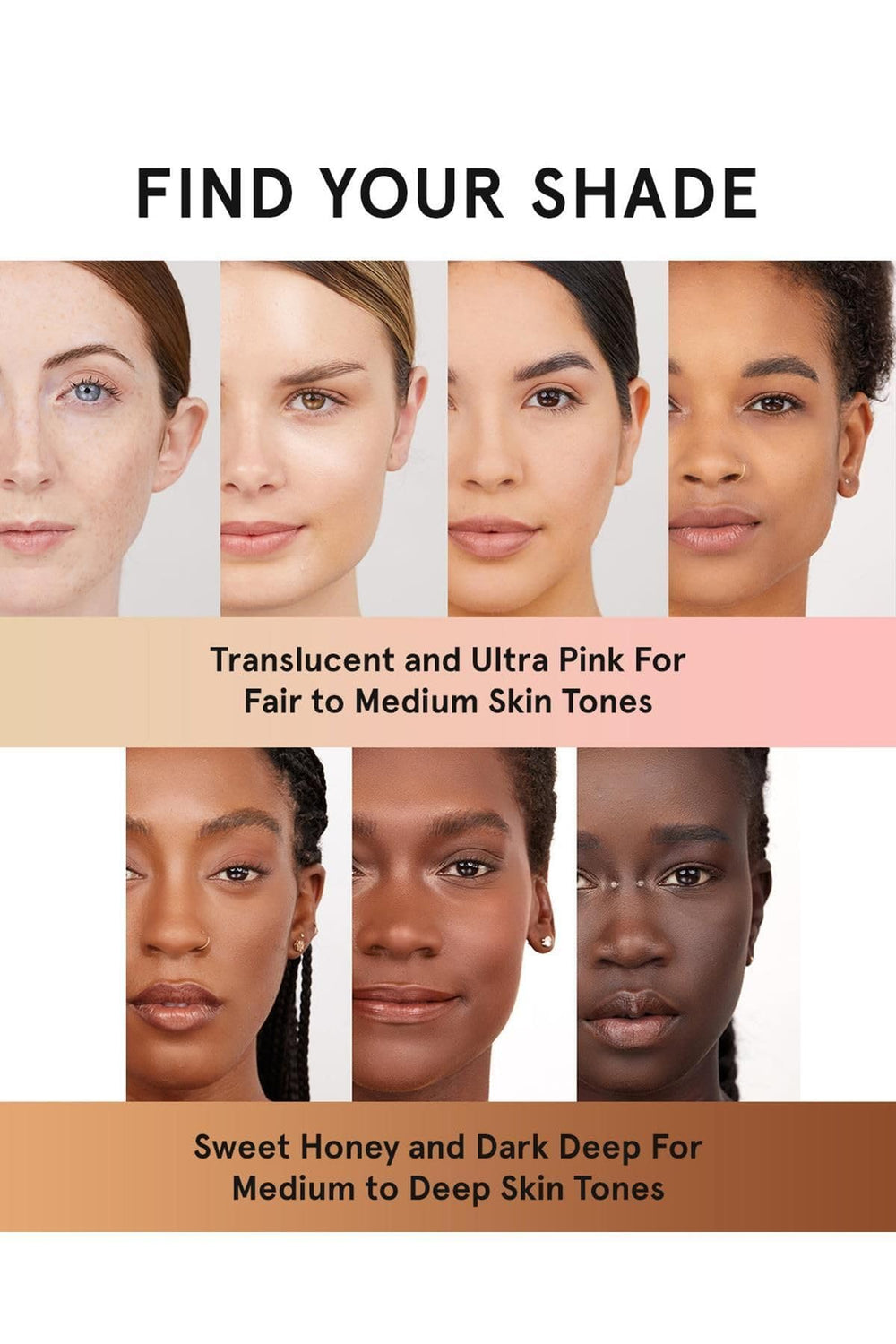 One Size Ultimate Blurring Setting Powder no flashback close-up demonstrates natural, camera-ready finish.