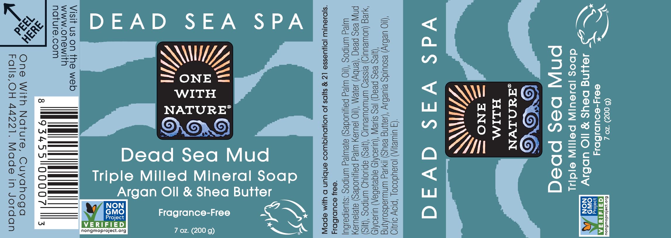 One With Nature Dead Sea Mud Soap eco-friendly packaging icon