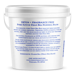 One With Nature Dead Sea Salt mineral closeup highlighting magnesium, sulfur, and other trace minerals