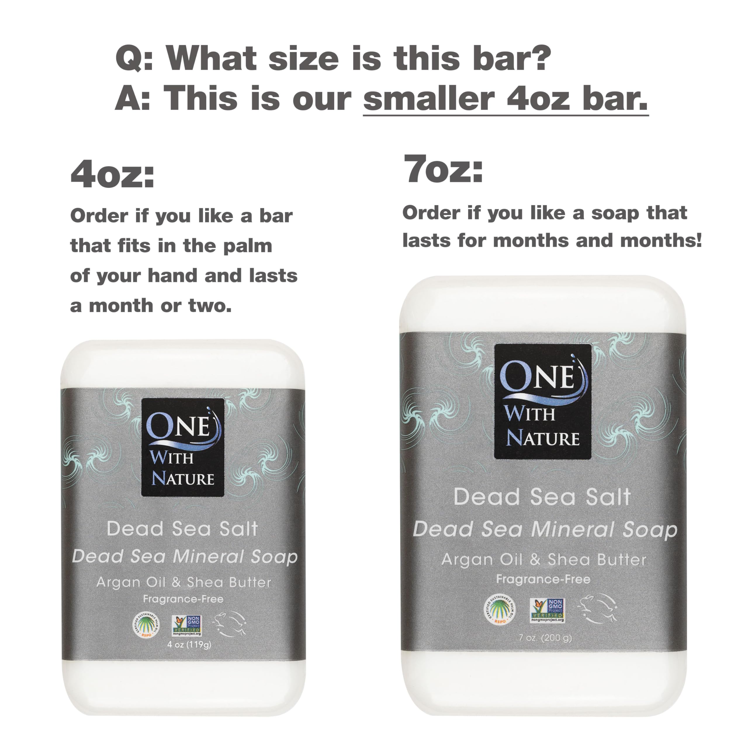 One With Nature Dead Sea Salt Soap bar closeup—mineral-rich texture ideal for gentle exfoliation.