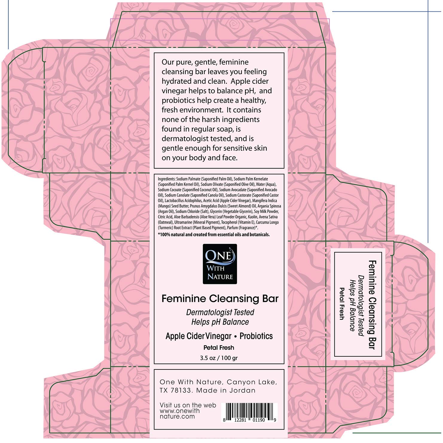 One With Nature gift ready packaging suits skincare lovers.