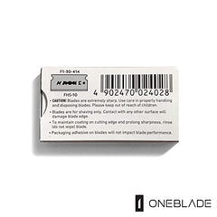 OneBlade Genesis razor compatibility with Feather FHS-10 blades for precise everyday shaves