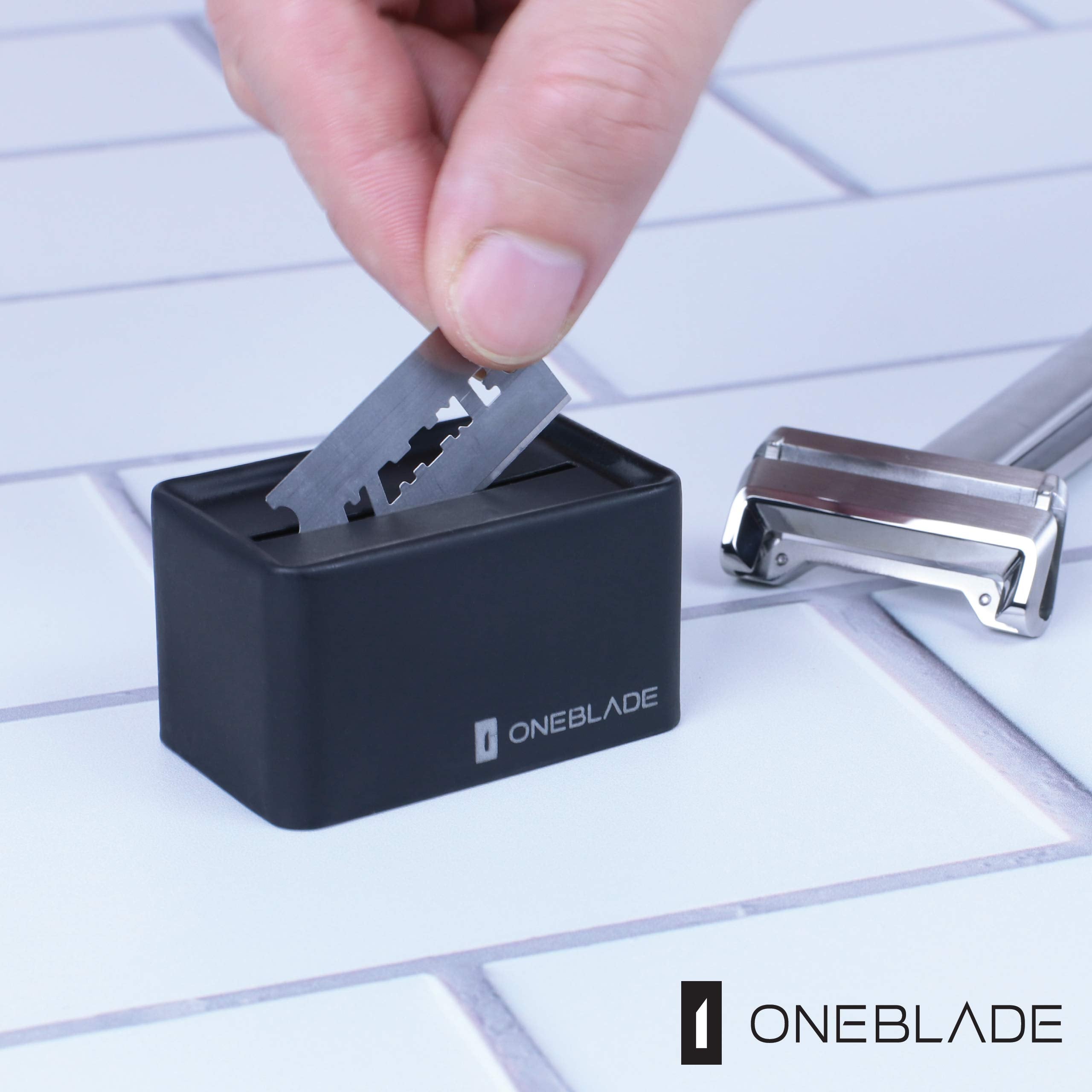 OneBlade Recyclable blade bank ready for recycling