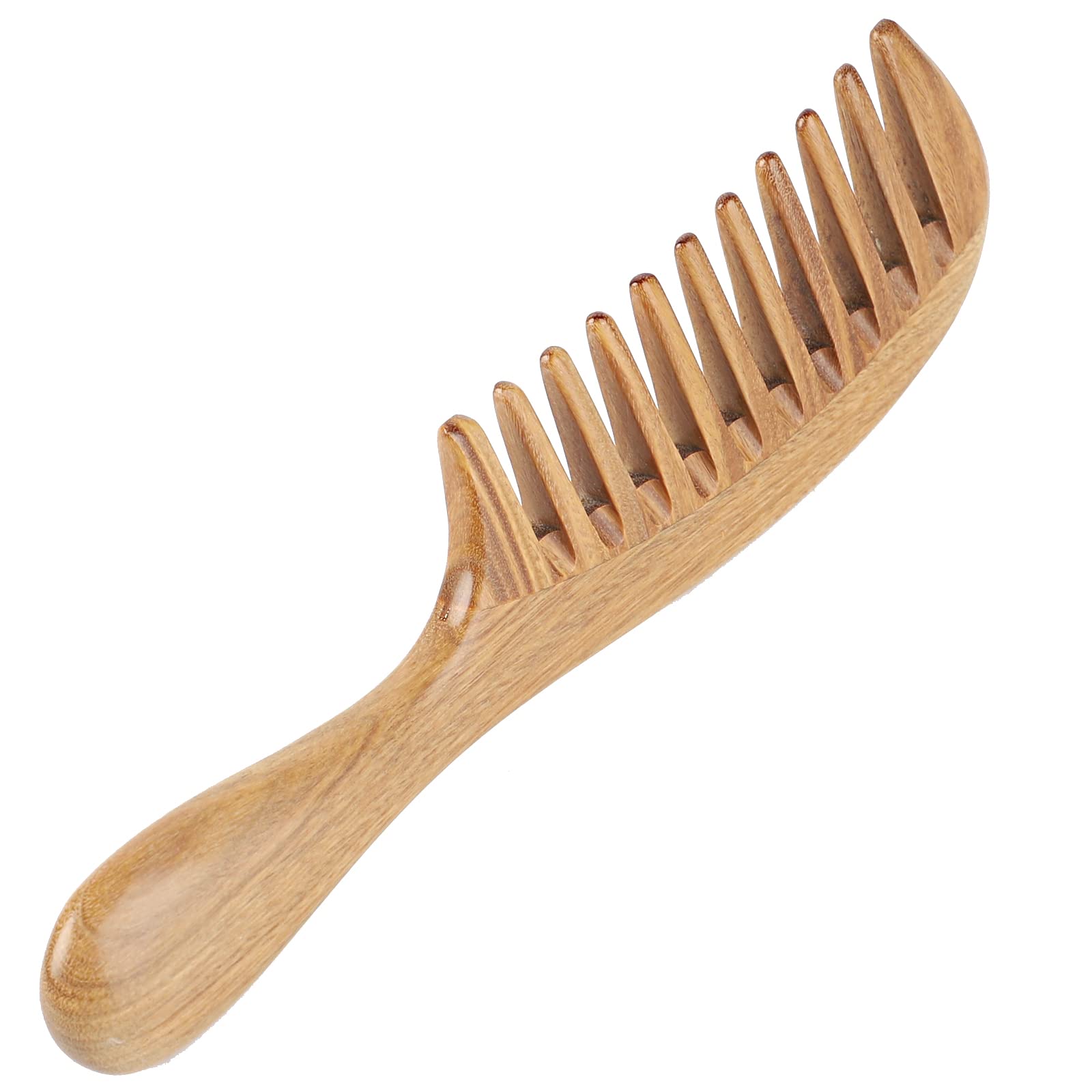 Onedor anti-static wooden comb glides through hair