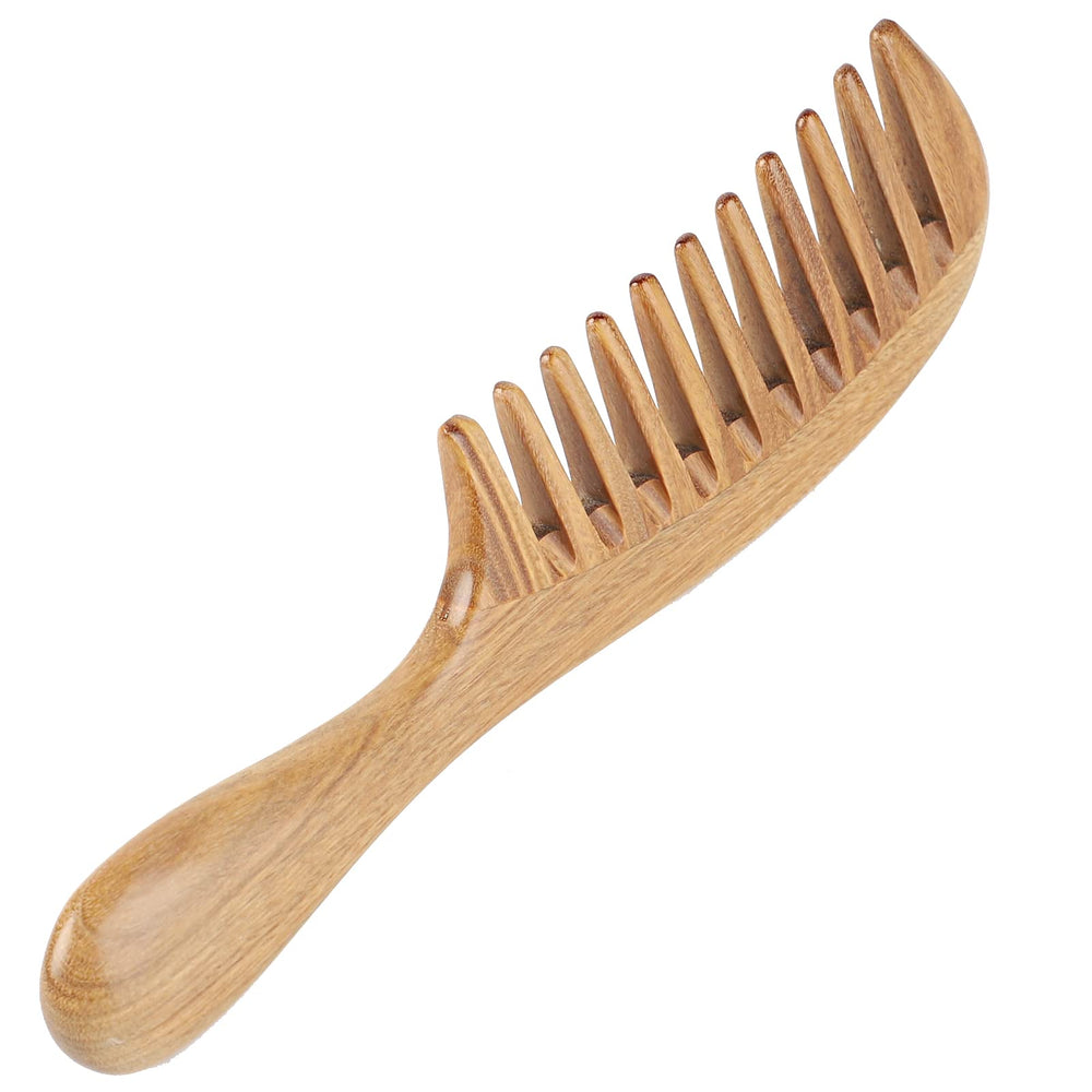 Onedor anti-static wooden comb glides through hair
