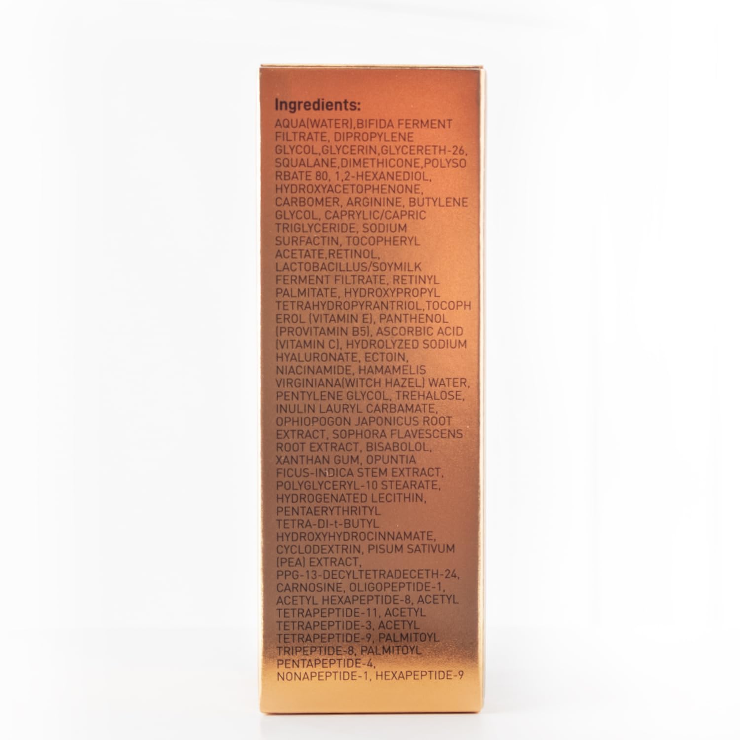 +1HEROLABS serum dropper and bottle captured in morning light for refreshed, dewy skin.