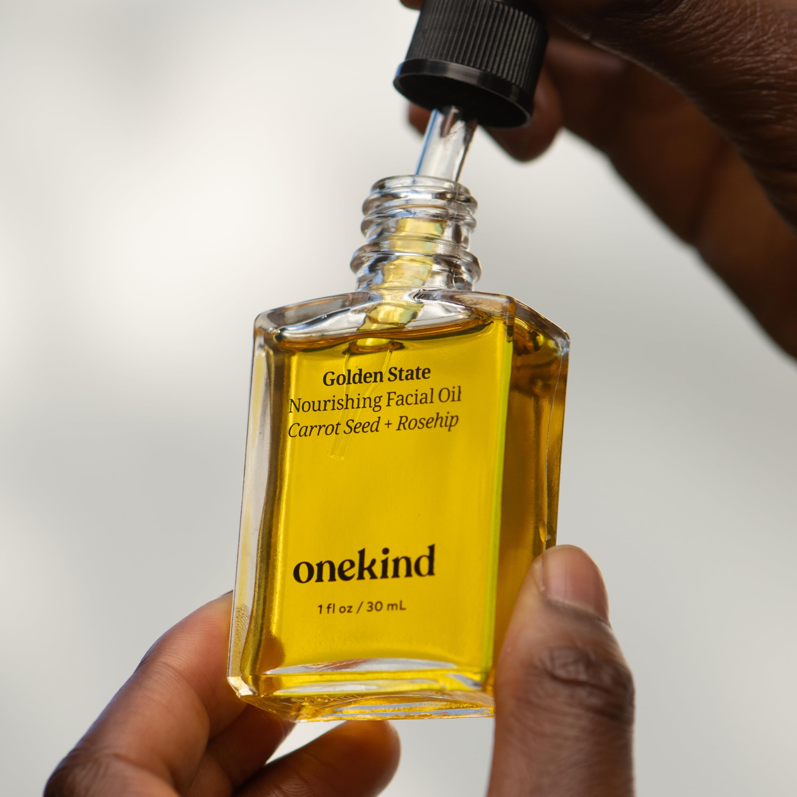 Onekind Golden State boosts dry skin with deeply hydrating ingredients.