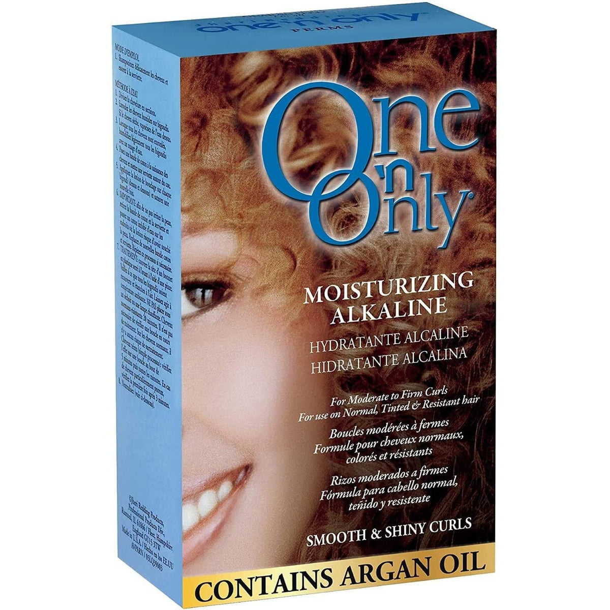 One 'N Only alkaline perm kit box for at-home salon-grade curls.