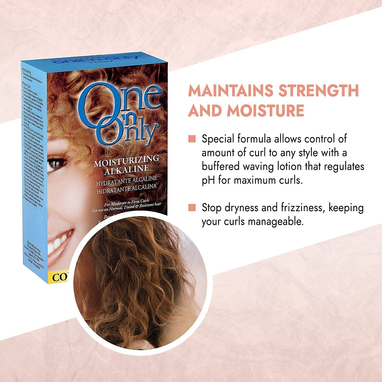 One 'N Only argan oil formula nourishes and hydrates for smoother results.