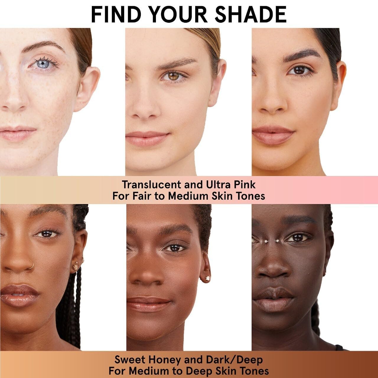 One Size Patrick Starrr powder with brush image demonstrates easy, lightweight application.