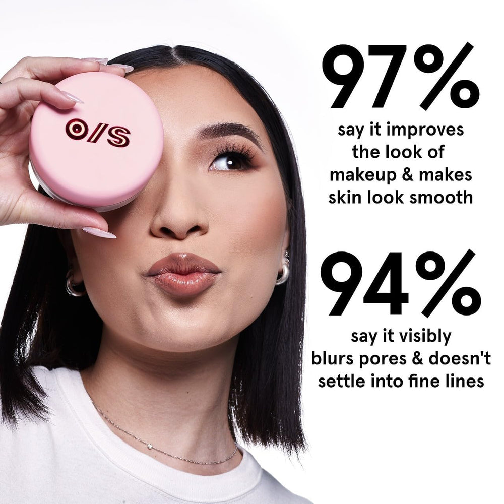One Size Patrick Starrr Sweet Honey close-up on face shows soft matte finish.