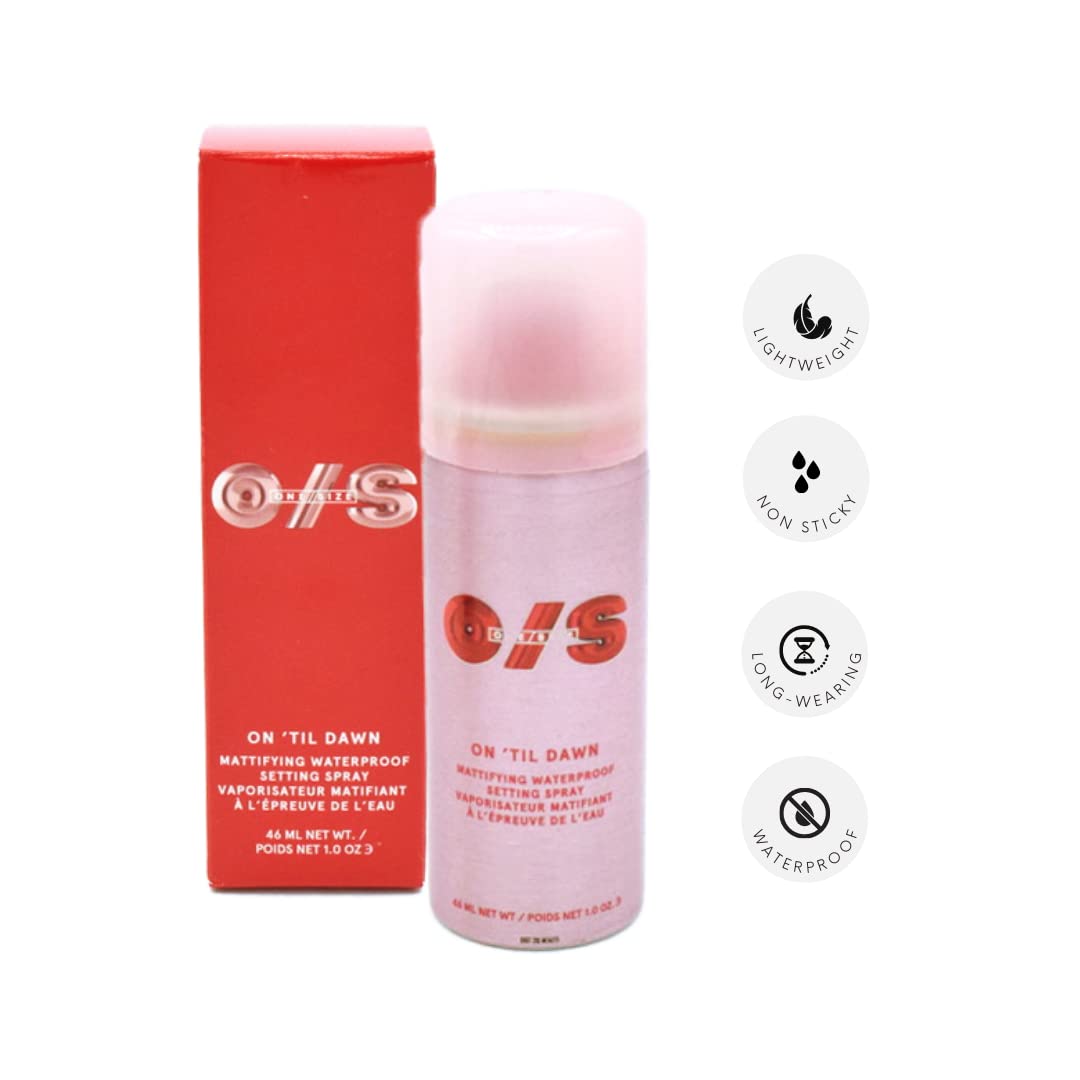ONE/SIZE Patrick Starrr mini On 'Til Dawn spray waterproof formulation emphasizes durability
