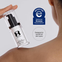 OneSkin EYE OS-01 eye-area closeup emphasizes delicate skin texture and smoothing potential