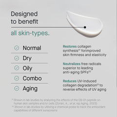OneSkin FACE SPF OS-01 tinted formula blends with diverse skin tones.