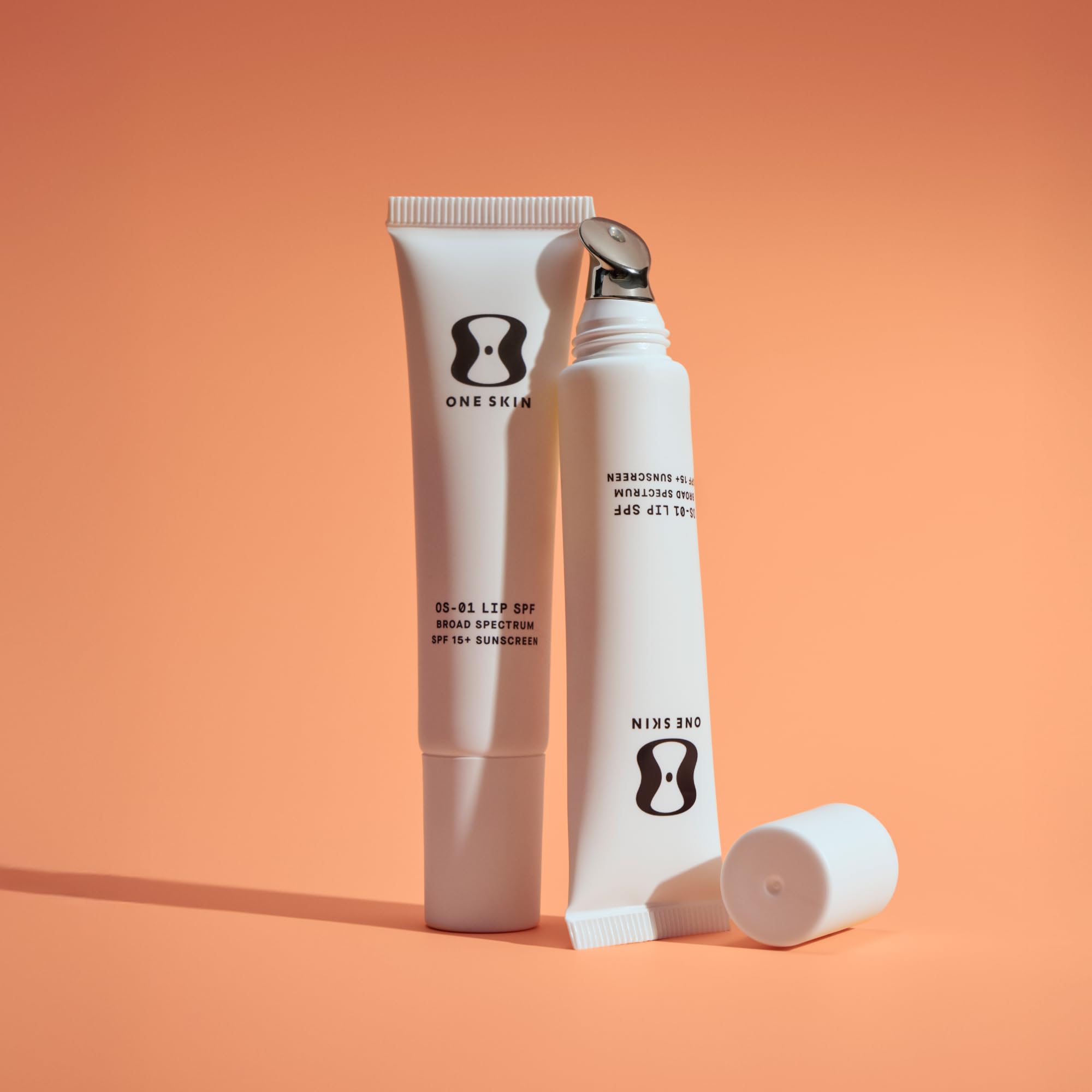 Oneskin LIP SPF OS-01 zinc oxide detail highlighting UV blocking ingredient.