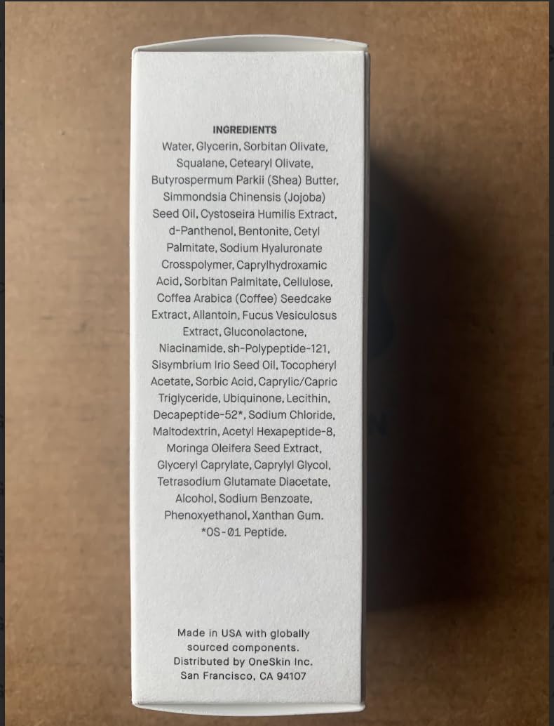 OneSkin OS-01 Eye travel-size packaging illustrates compact 20 ml option.