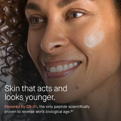 OneSkin OS-01 mini application morning demonstrates easy morning routine.