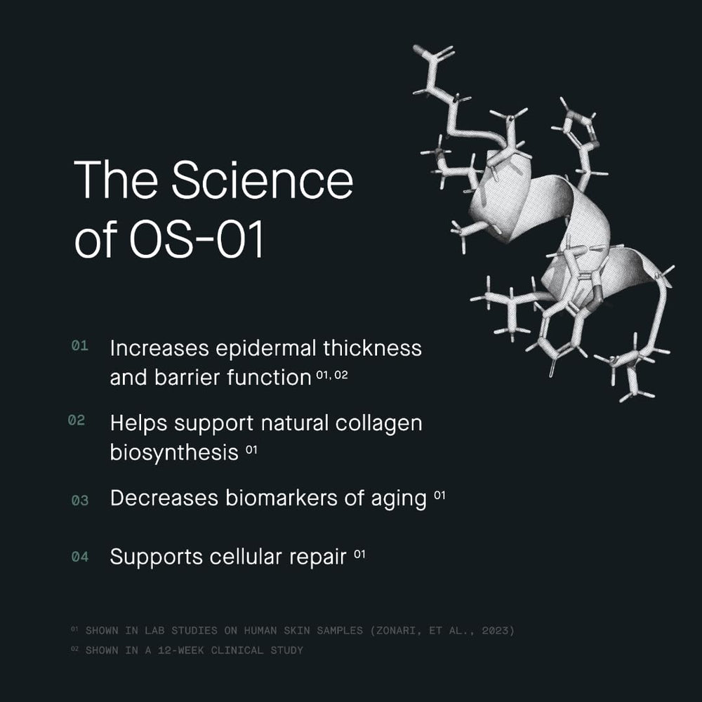 OneSkin OS-01 mini face neck decolletage view for exposed skin areas.