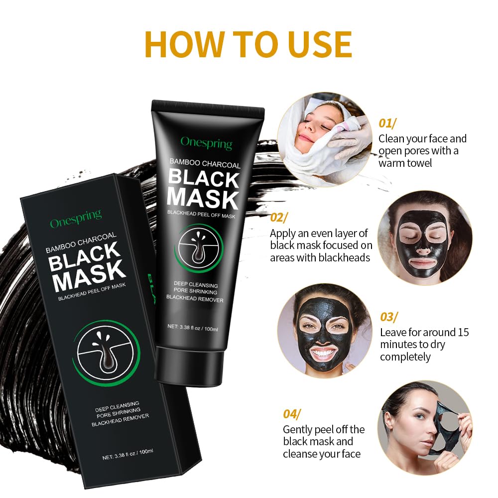 Onespring Blackhead Remover Mask after use reveals refreshed, smoother skin.
