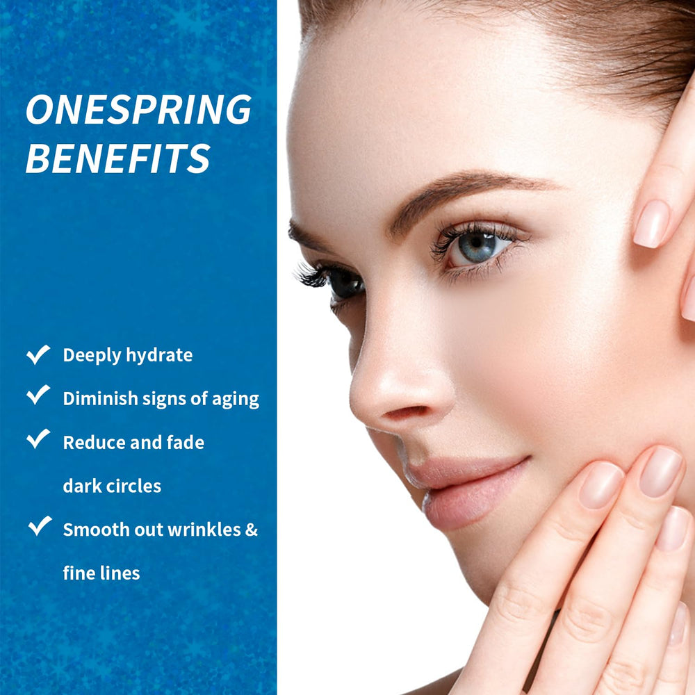 Onespring Eye Gel Pads ingredient blend with pearl extract and plant extracts