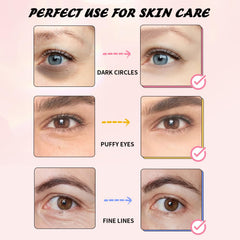 Onespring Eye Masks 24K gold patches glow-enhancing close-up.