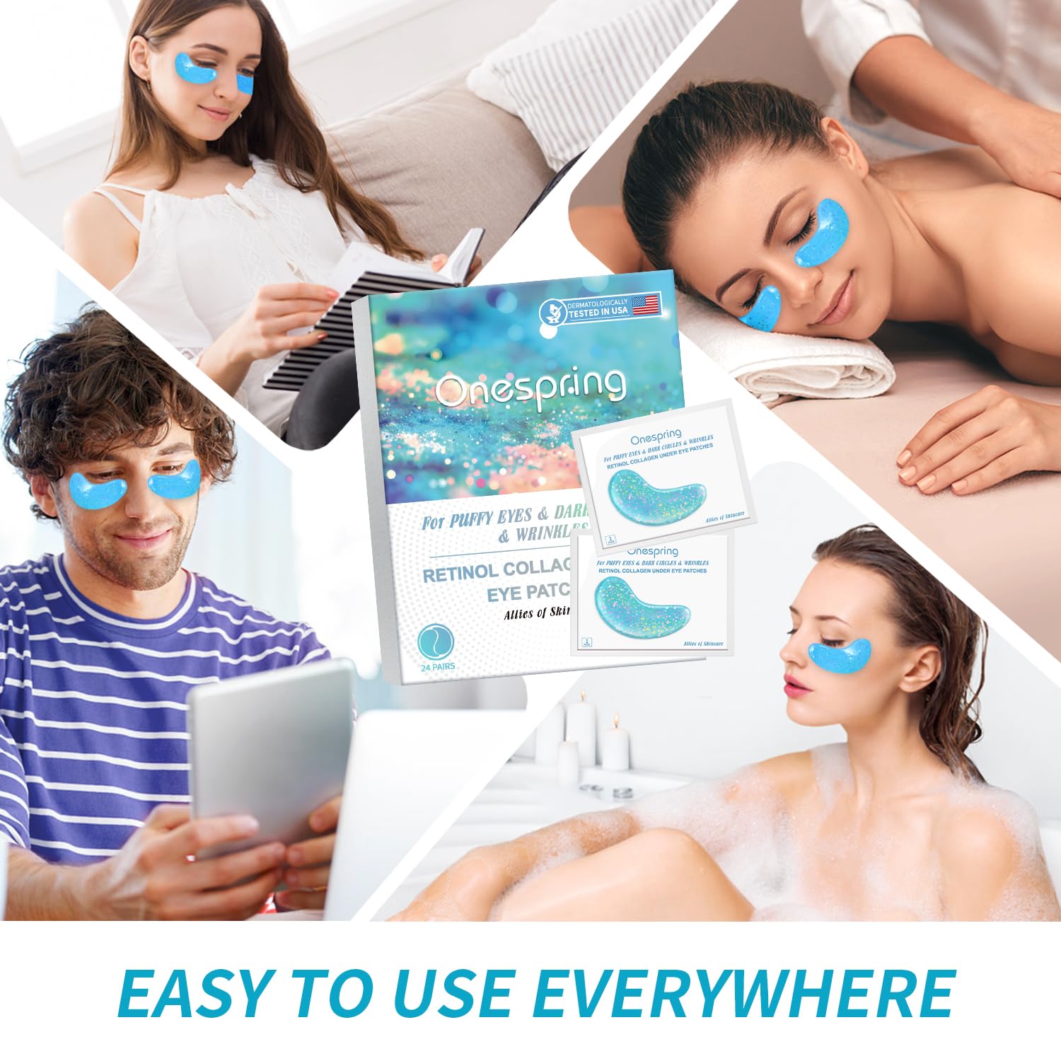 Onespring gift-ready packaging communicates thoughtful skincare gift option.