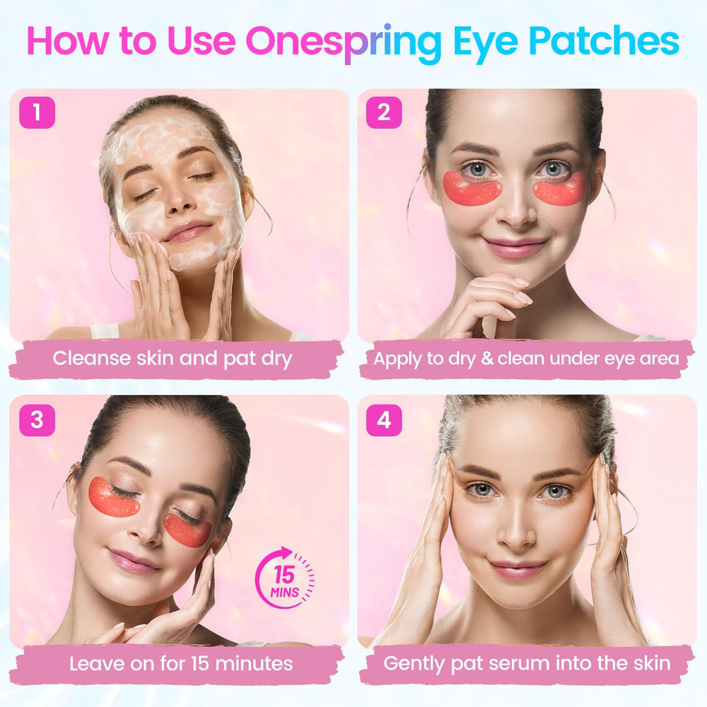 Onespring night-use eye patches promote renewed, rested appearance.
