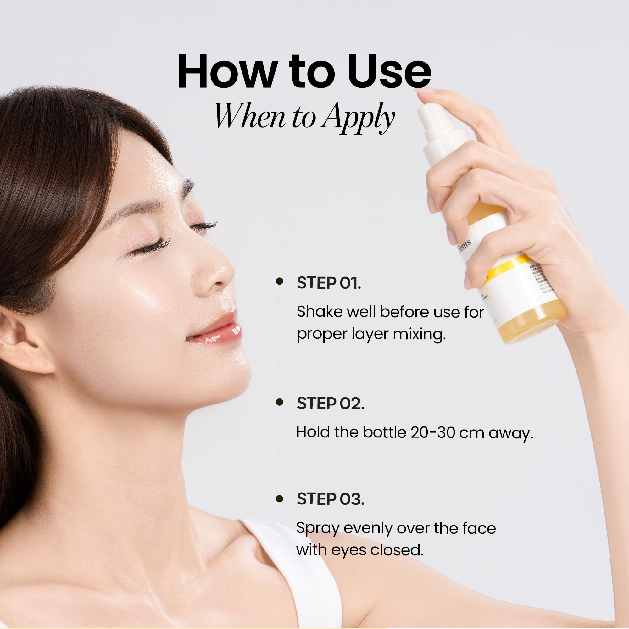 ONGREDIENTS vegan cruelty-free Korean skincare badge signals ethical care.