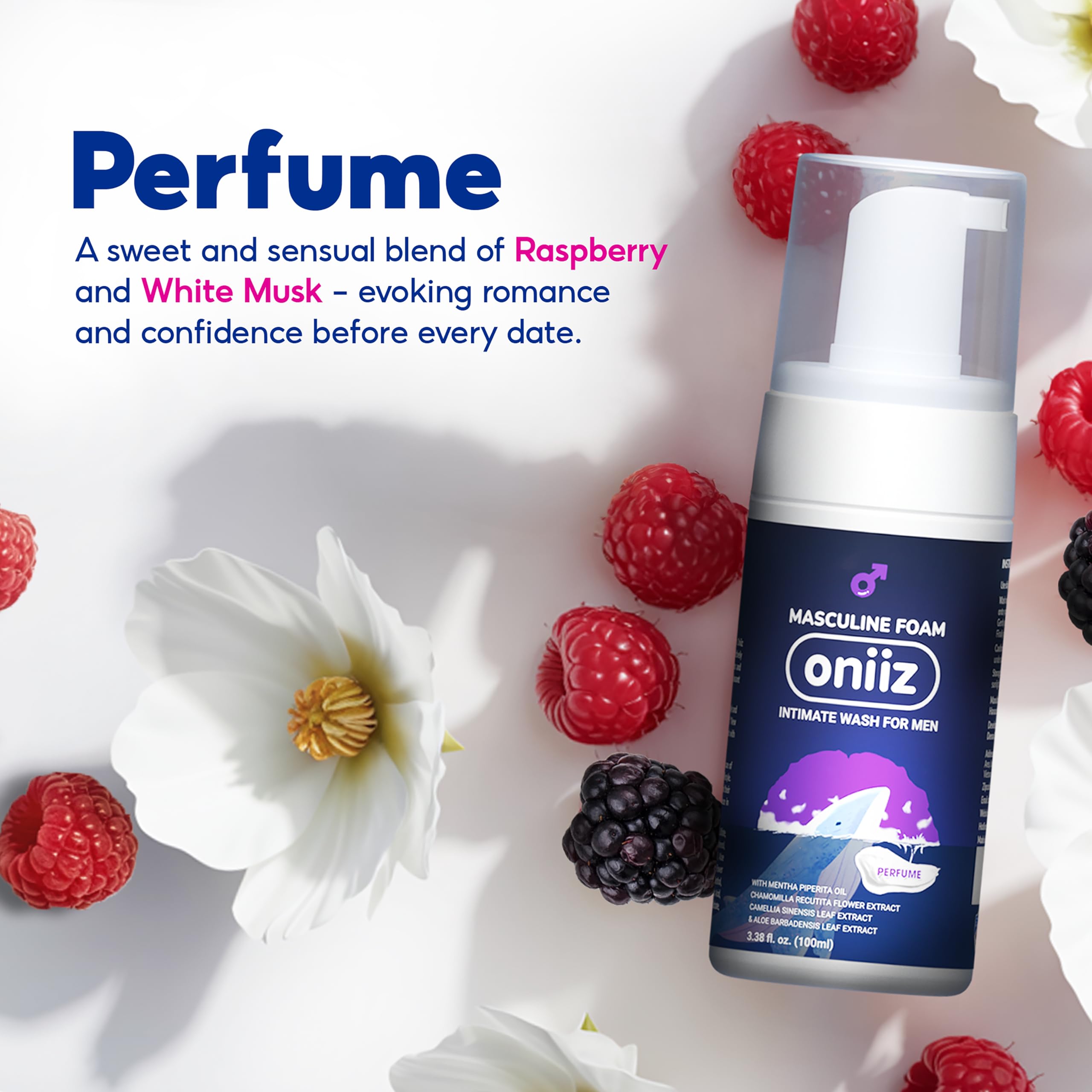 ONIIZ product shot focusing on balanced pH and hydration benefits