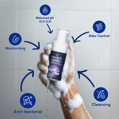 ONIIZ travel-size masculine wash bottle for on-the-go cleansing