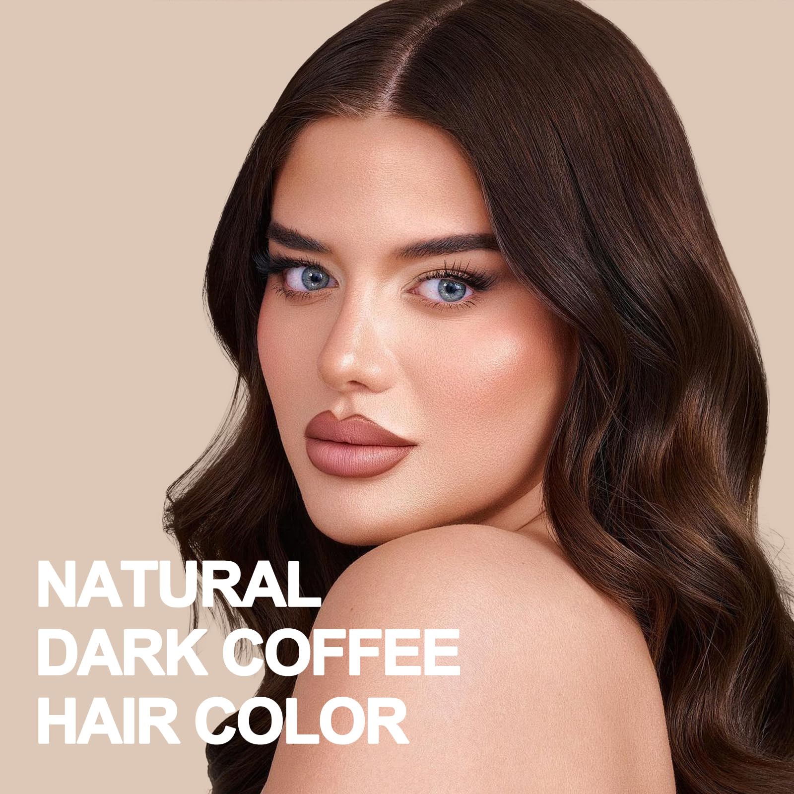 Onilyua Dark Coffee shampoo foam application shows easy, even coverage