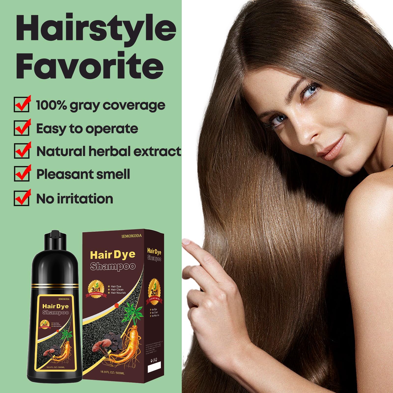 Onilyua dye shampoo rinse and finish after dyeing