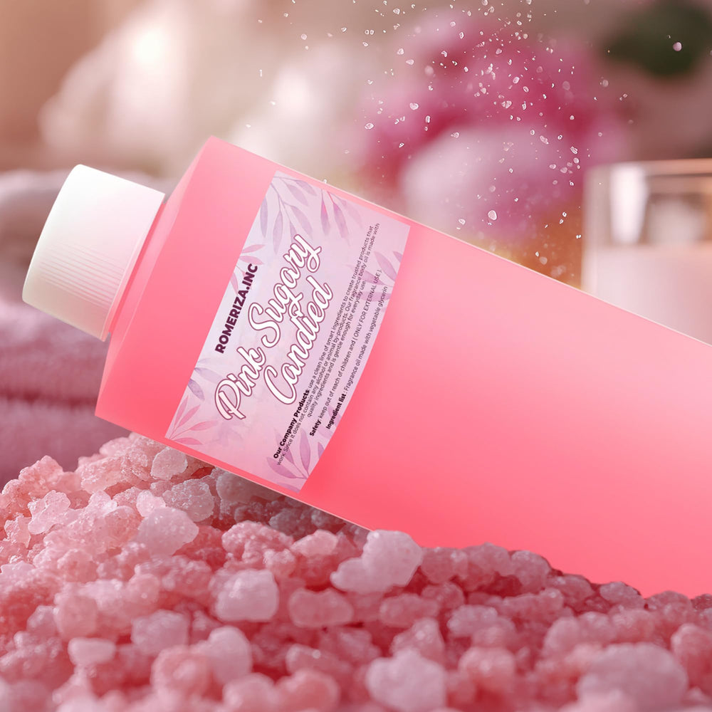 Onisavings Pink Sugary Candied Fragrance Body Oil on skin-wrist demonstrates long-lasting fragrance after application.