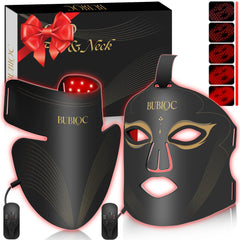 Onisdin red light therapy mask front view for facial use in a relaxing routine.